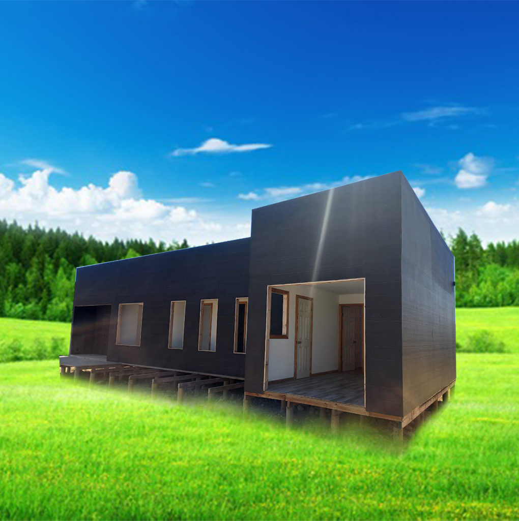 Casa prefabricada kit básico 90 m² – 3 habitaciones y 2 baños